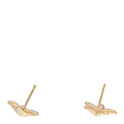Tiffany 18K Yellow Gold 12mm Elsa Peretti Starfish Earrings 3 of 4