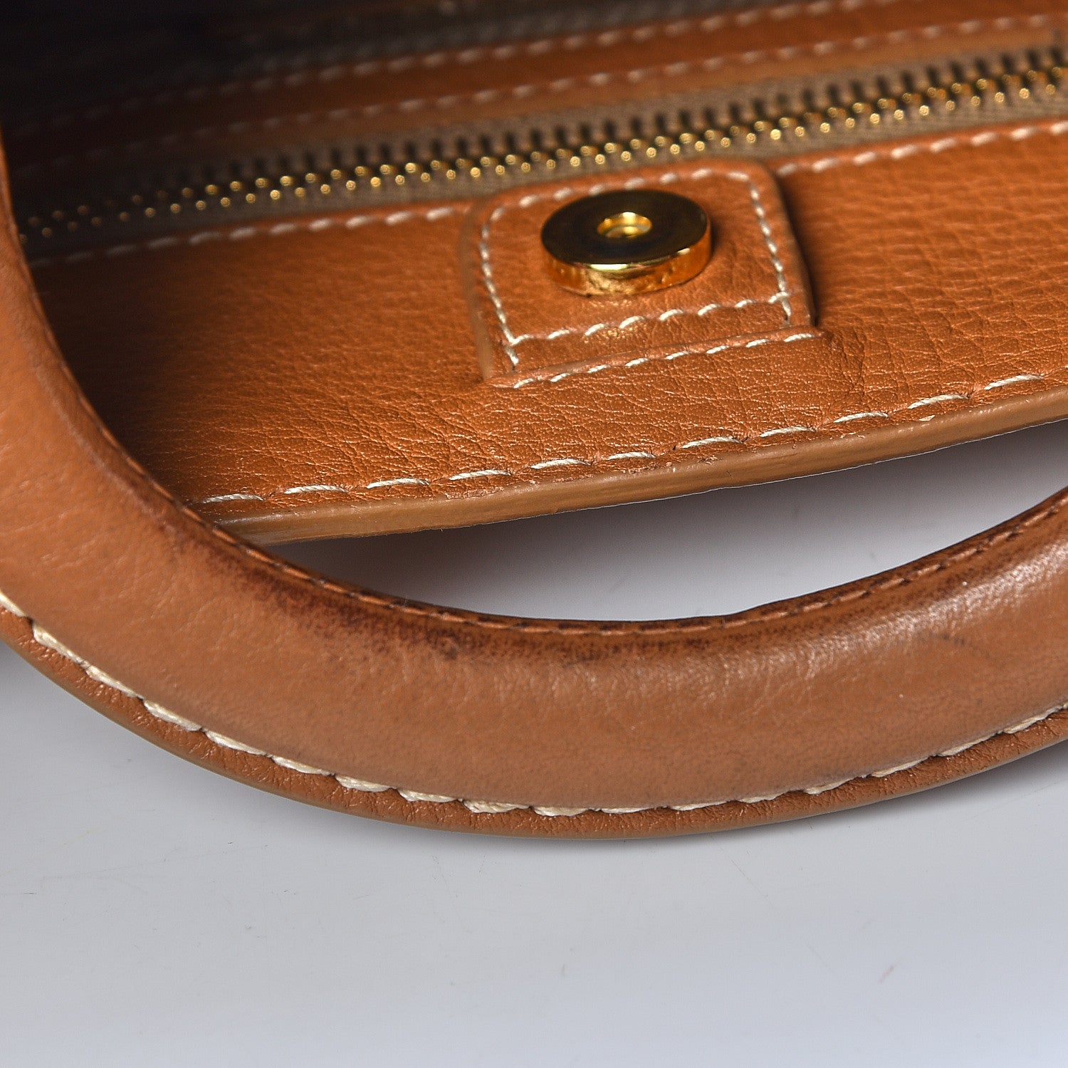 Prada Vitello Daino Logo Shopping Tote Cuoio 14 of 16