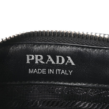 Prada Soft Calfskin Impunture Diagramme Belt Bag Black 5 of 9