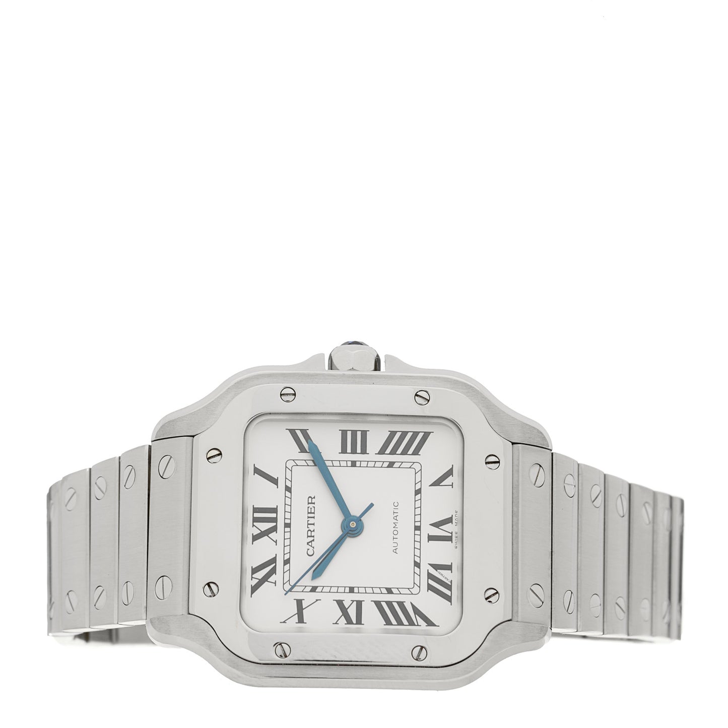 Stainless Steel 35mm Santos de Cartier Automatic Watch