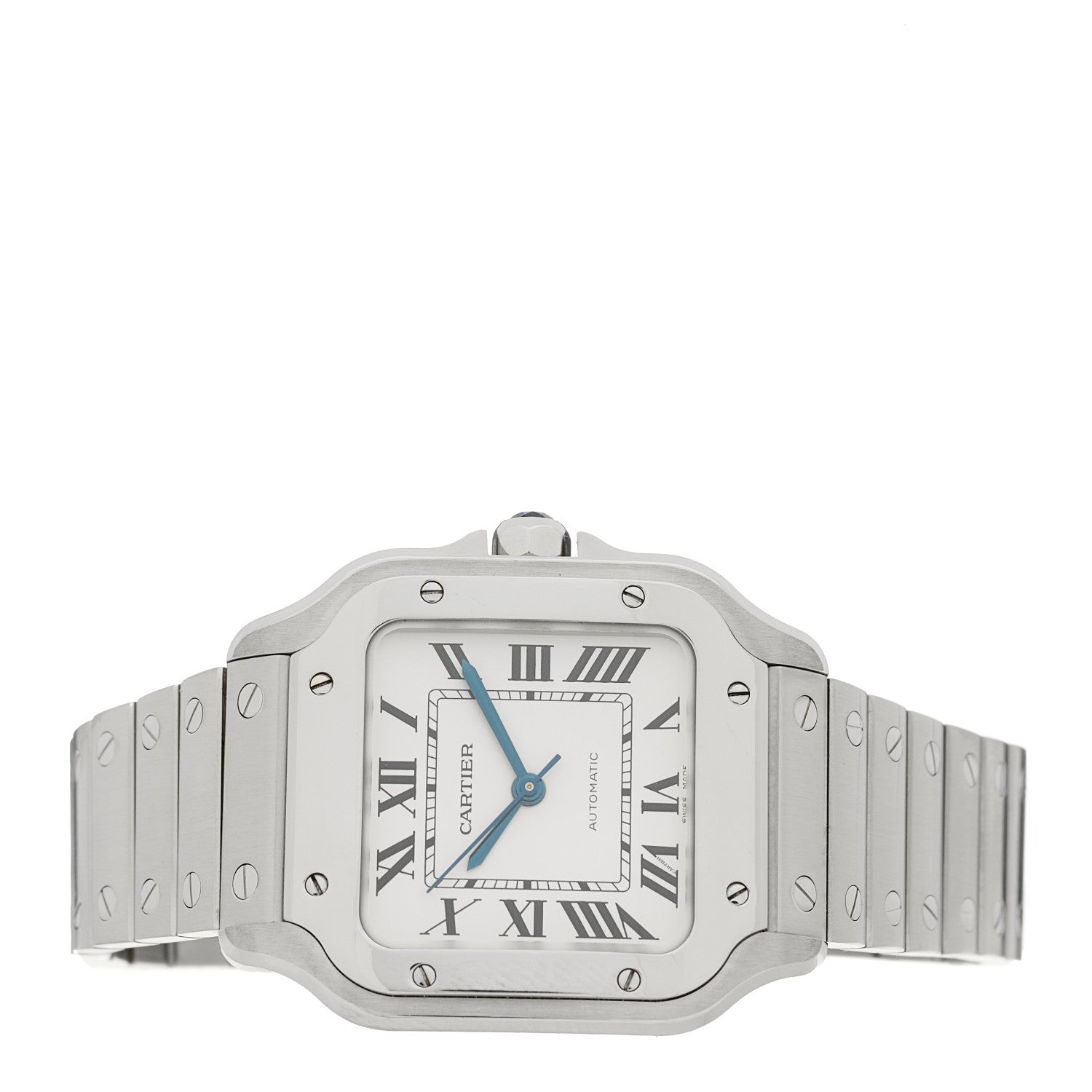 Cartier Stainless Steel 35mm Santos de Cartier Automatic Watch 2 of 4