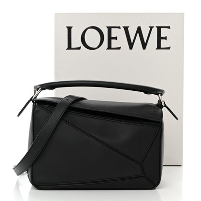 Loewe Calfskin Small Puzzle Bag Black 14 of 14
