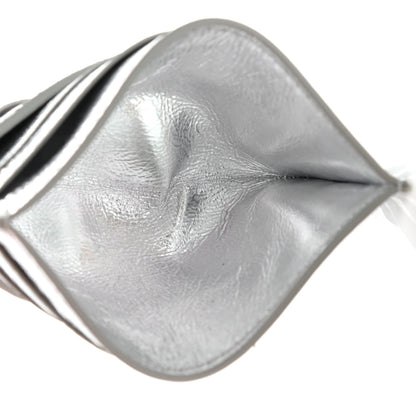 Bottega Veneta Metallic Nappa Intrecciato Card Holder Silver 5 of 8