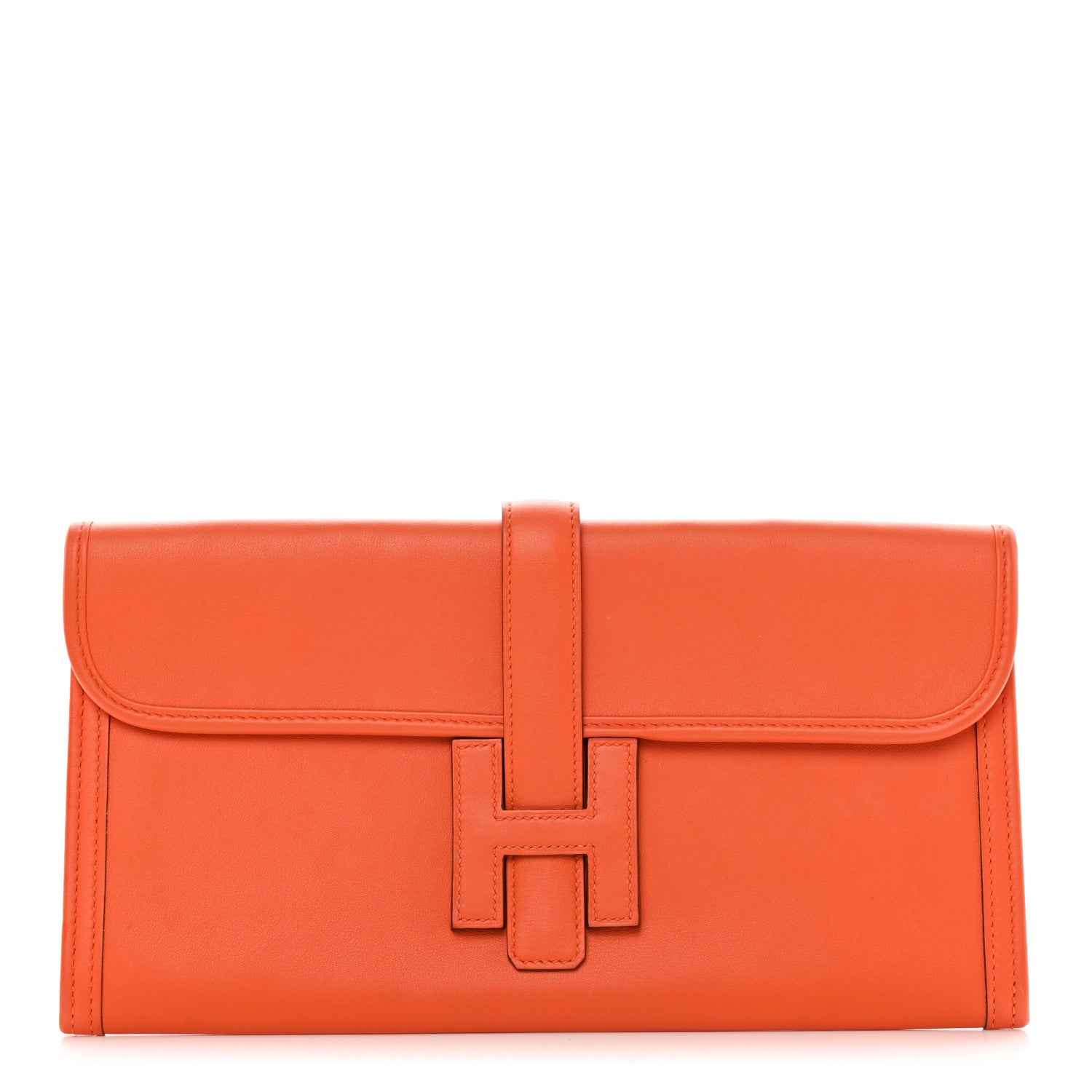 Hermes Swift Jige Elan 29 Clutch Orange 1 of 7