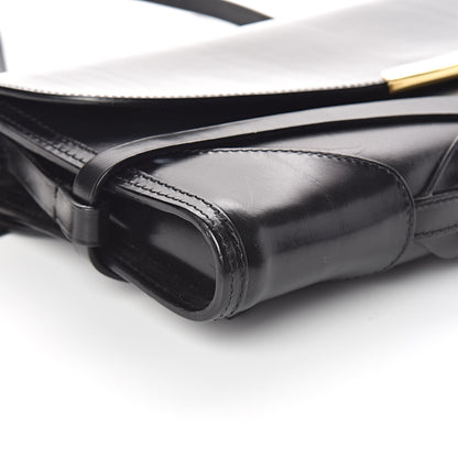 Burberry Polished Bridle Calfskin Katherine Crossbody Clutch Black 8 of 9
