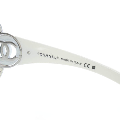 Chanel CC Logo Sunglasses 4145 White 5 of 9