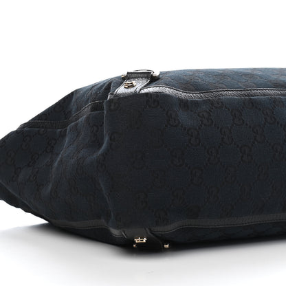 Gucci Monogram Large Abbey Tote Black 9 of 11