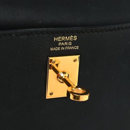 Hermes Swift Kelly Retourne 25 Black 6 of 15