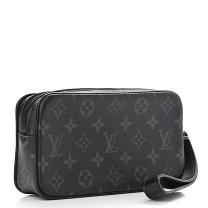 Louis Vuitton Monogram Eclipse Pochette Volga 3 of 11