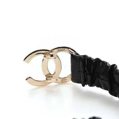 Chanel Lambskin CC Belt 80 Black 3 of 4
