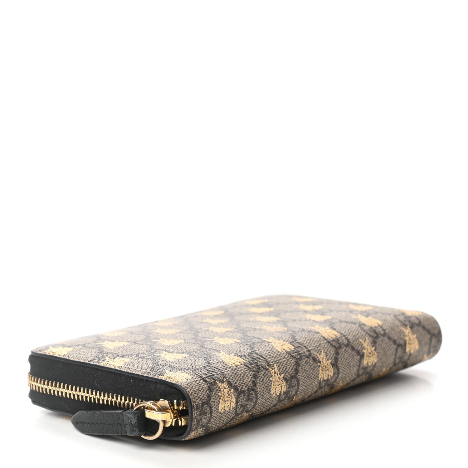 Gucci GG Supreme Monogram Bees Zip Around Wallet 4 of 6