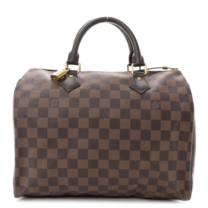 Louis Vuitton Damier Ebene Speedy 30 1 of 10