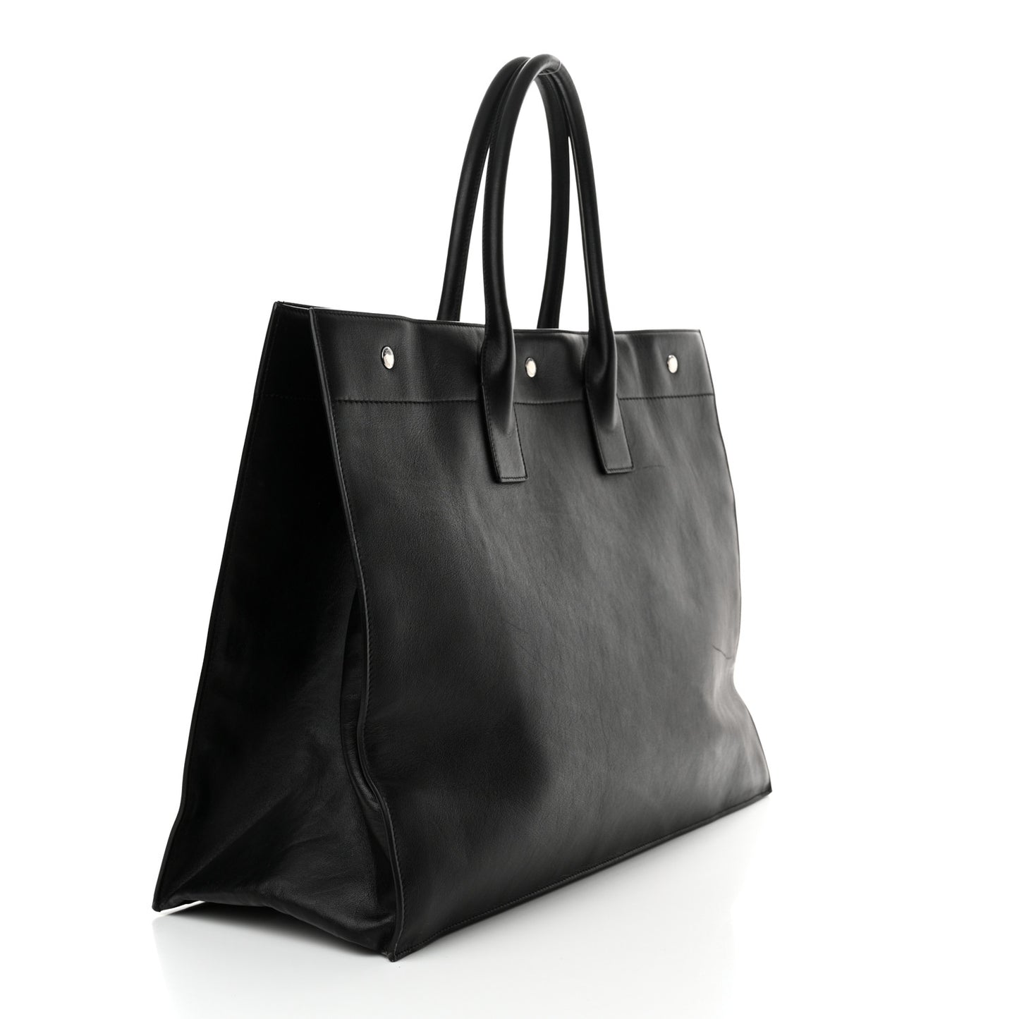 Vitello Rive Gauche Large Tote Black