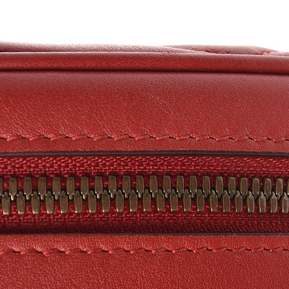 Gucci Calfskin Matelasse GG Marmont Belt Bag 85 34 Hibiscus Red 10 of 11