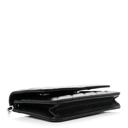 Chanel Caviar Quilted Wallet on Chain WOC Black 4 of 12