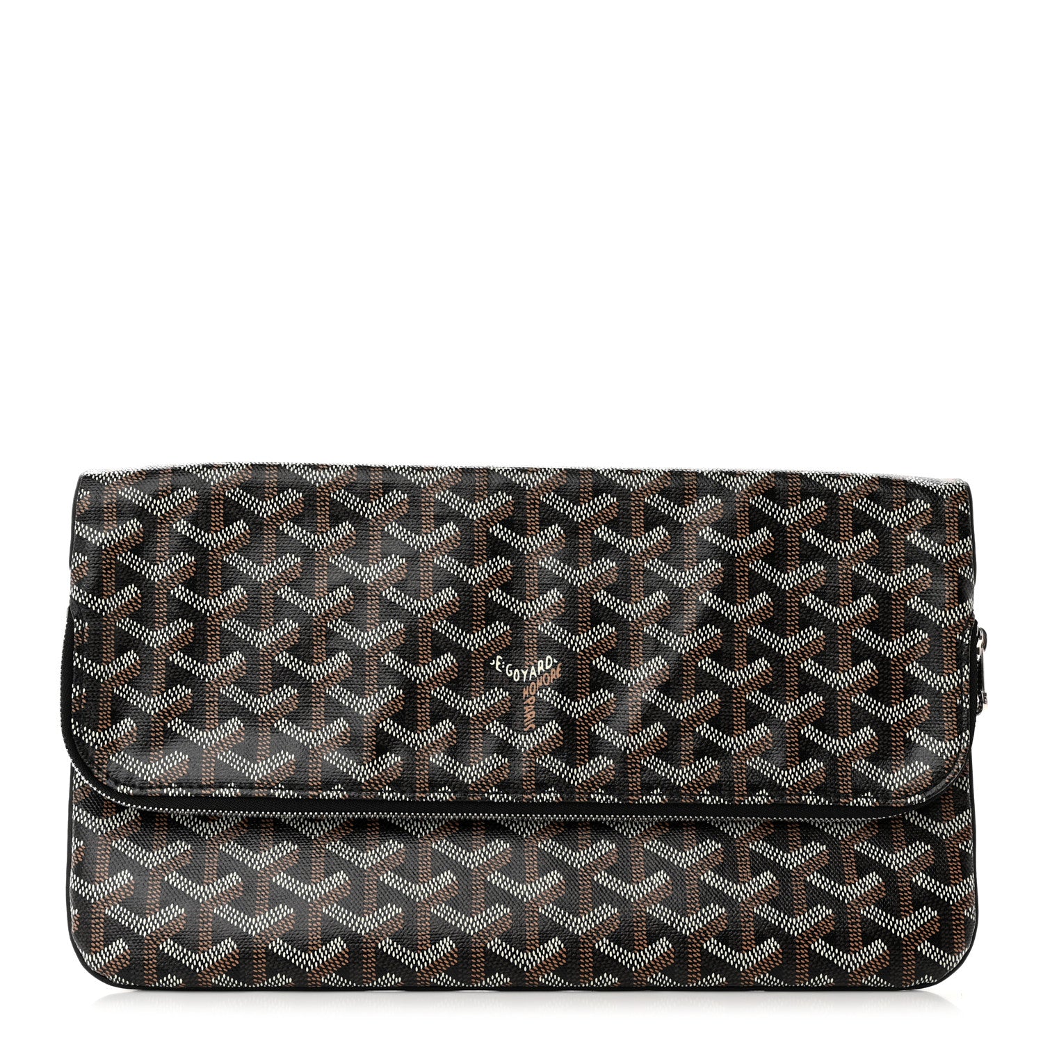 Goyard Goyardine Sainte Marie Soft Clutch Black 1 of 15