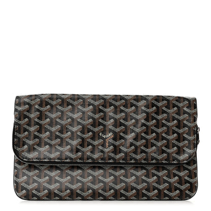 Goyard Goyardine Sainte Marie Soft Clutch Black 1 of 15
