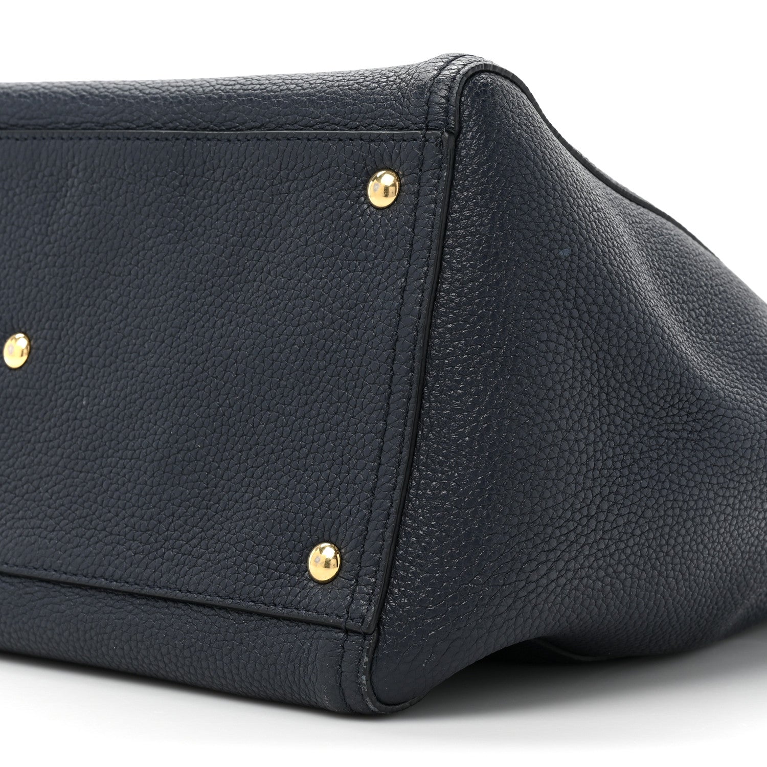 Salvatore Ferragamo Calfskin Verve Tote Navy 8 of 18