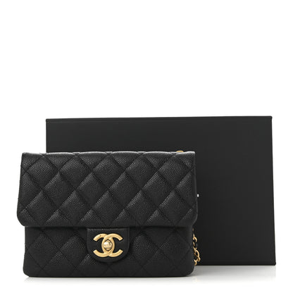 Chanel Shiny Caviar Pick Me Up Flap Belt Bag Black 10 of 10