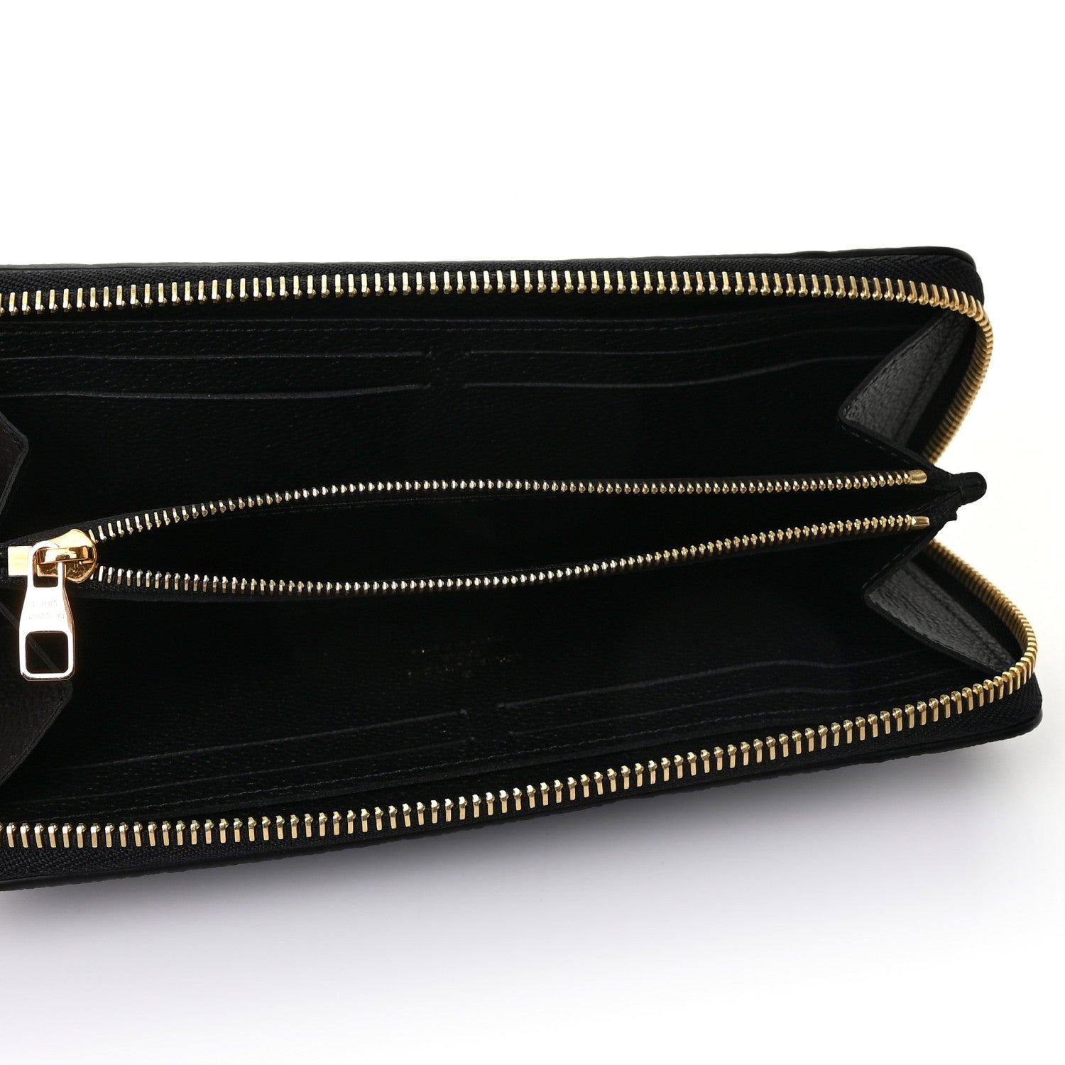 Louis Vuitton Empreinte Clemence Wallet Black 4 of 4