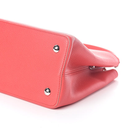 Louis Vuitton Taurillon Capucines MM Rose Litchi 8 of 8