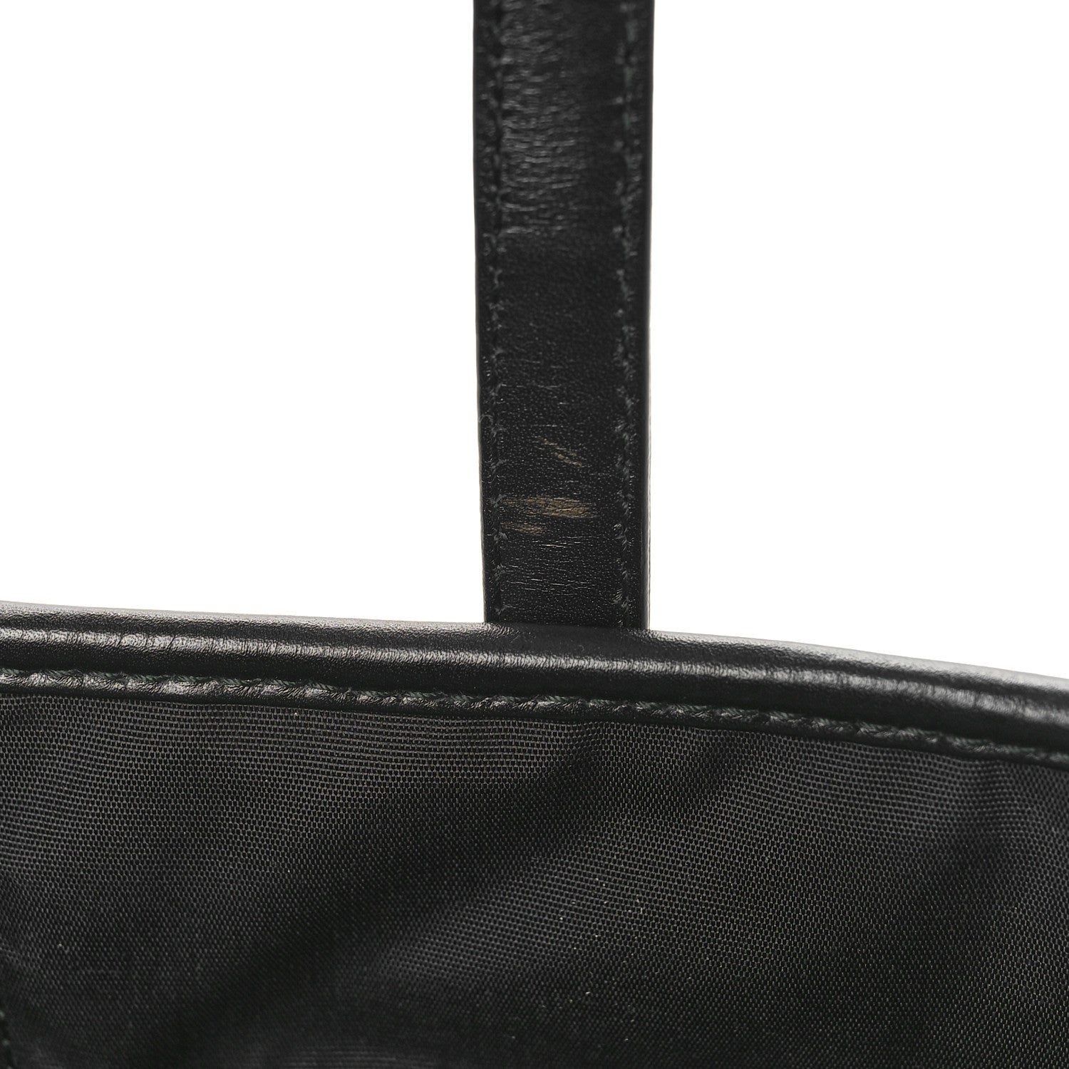 Christian Dior Coated Canvas Cannage Small Panarea Tote Black 9 of 10