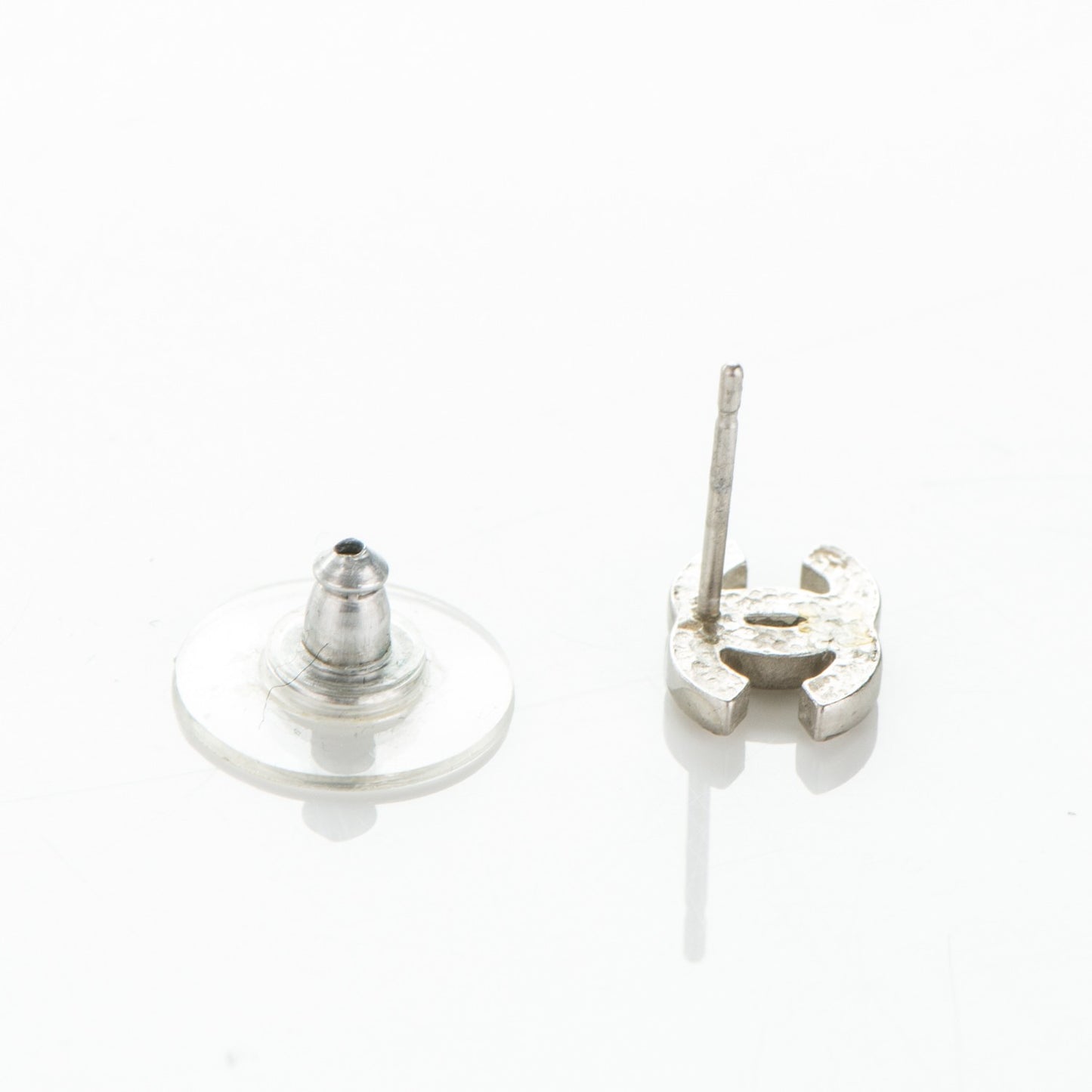 Crystal Timeless CC Earrings Silver