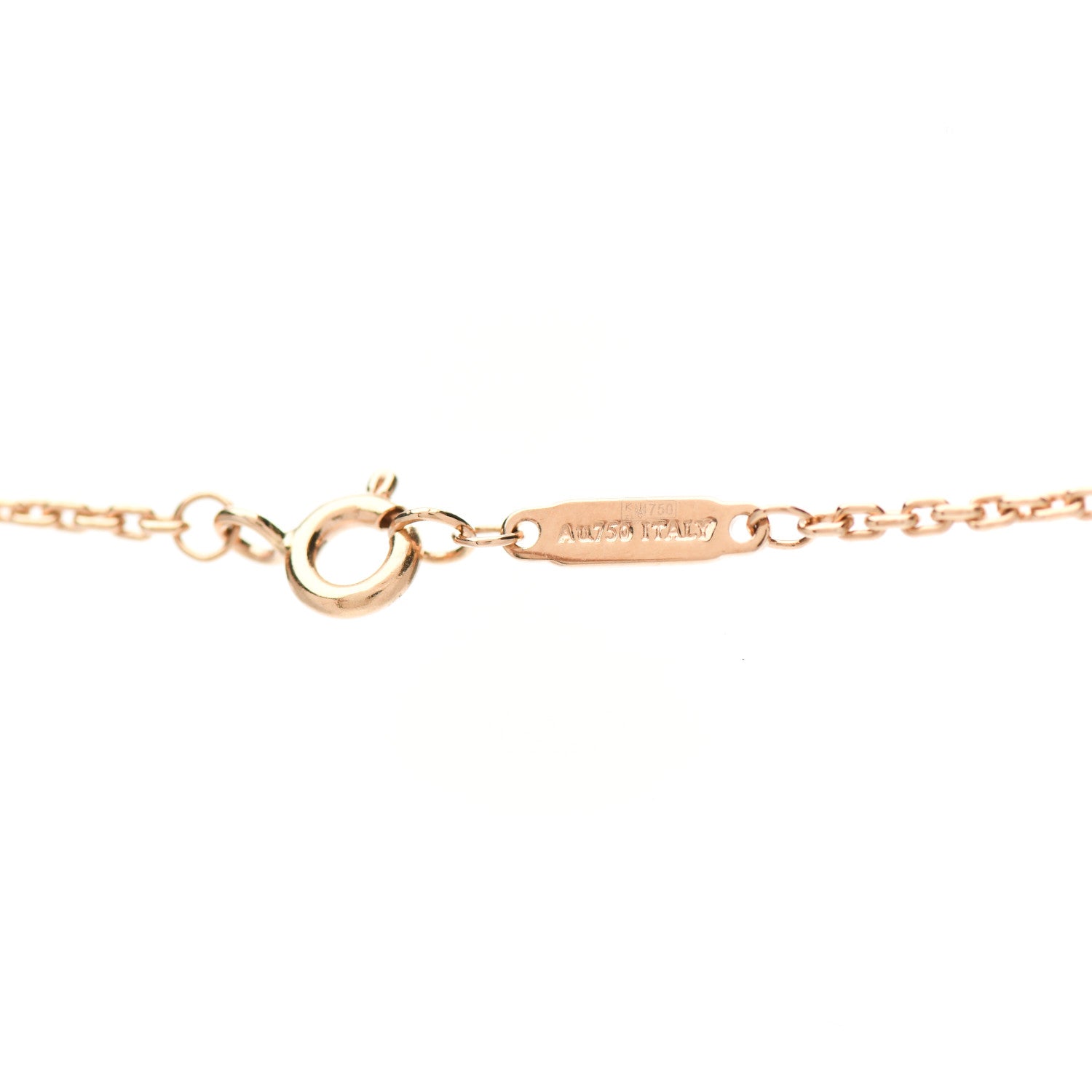 Tiffany 18K Rose Gold HardWear Link Pendant Necklace 5 of 5