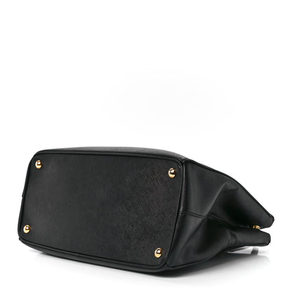 Prada Saffiano Medium Galleria Double Zip Tote Black 11 of 13