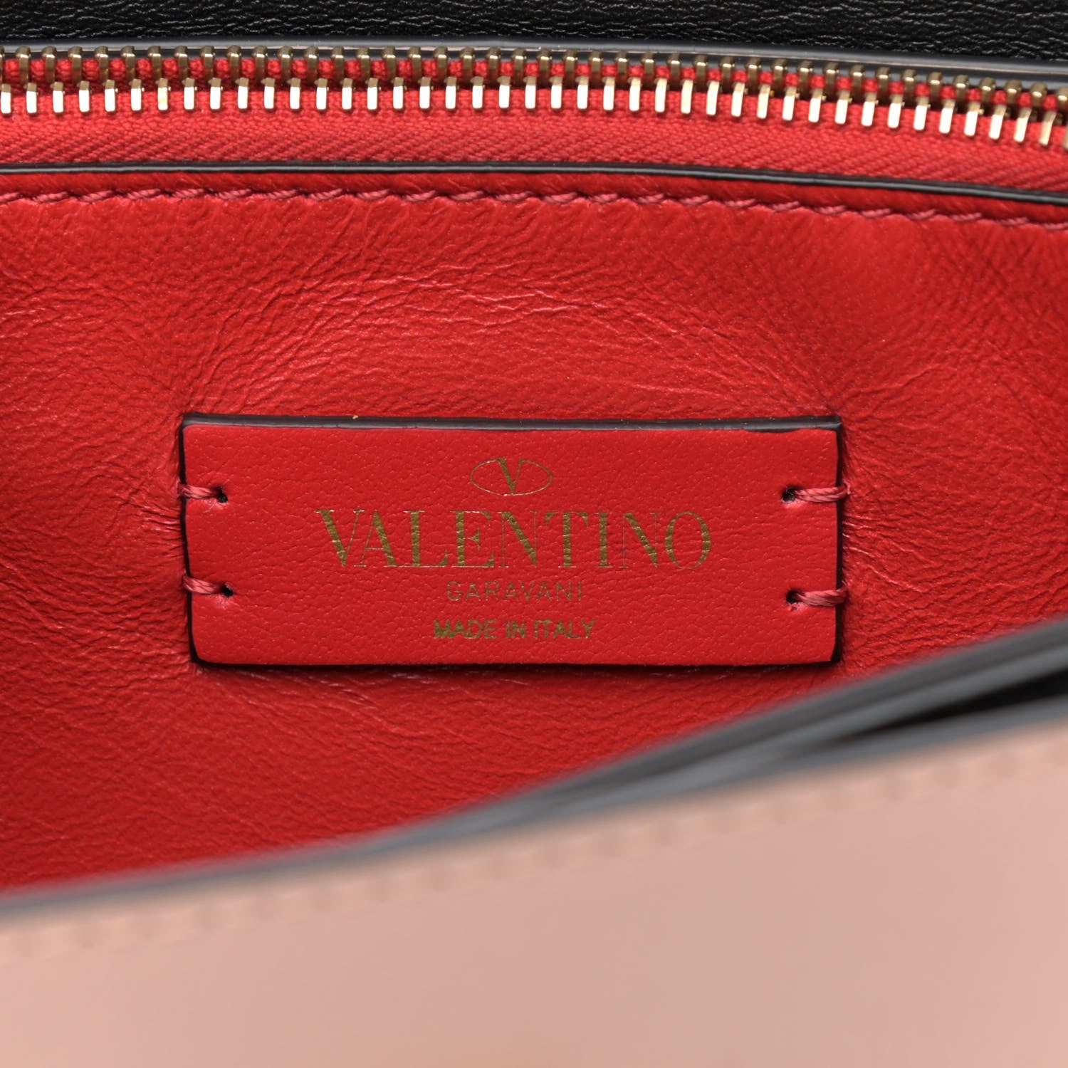Valentino Garavani Calfskin VRing Shoulder Bag Rose Cannelle 6 of 15