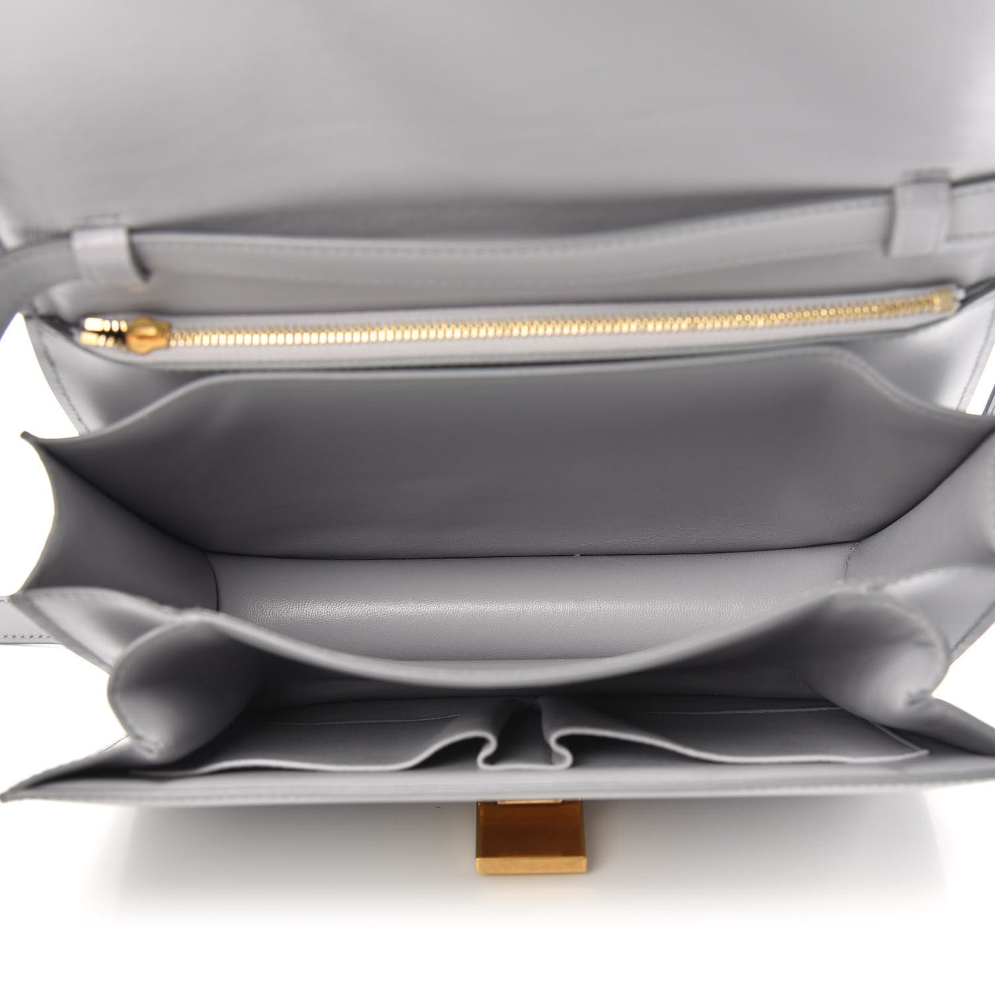 Box Calfskin Medium Classic Box Flap Bag Cloud