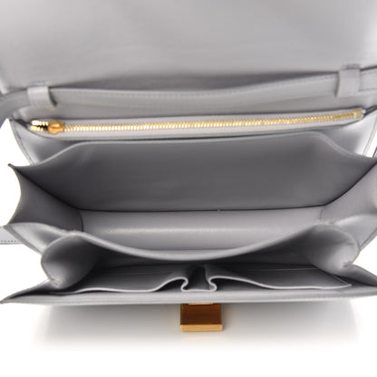 Celine Box Calfskin Medium Classic Box Flap Bag Cloud 5 of 10