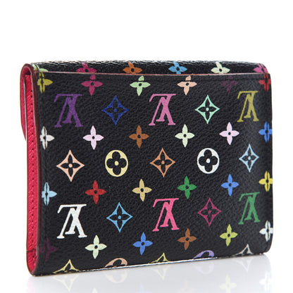 Louis Vuitton Monogram Multicolor Business Card Holder Black Grenade 3 of 7