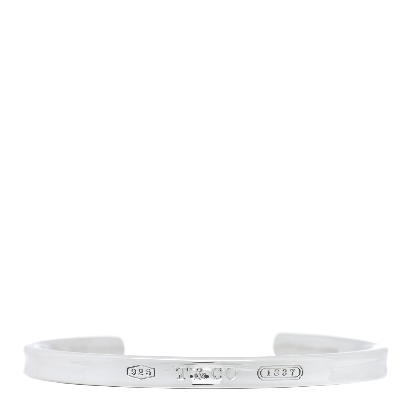 Sterling Silver Narrow 1837 Cuff Bracelet