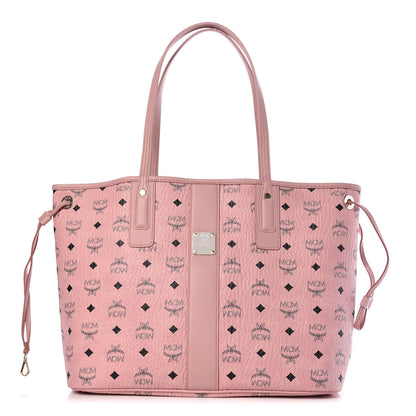 MCM Visetos Medium Liz Reversible Shopper Tote Soft Pink 1 of 15