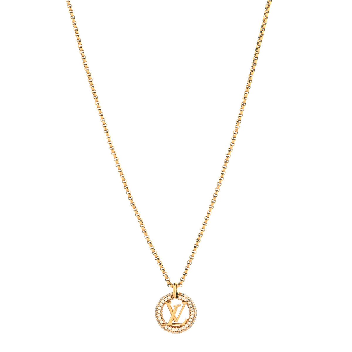 Metal Crystal Louise By Night Necklace