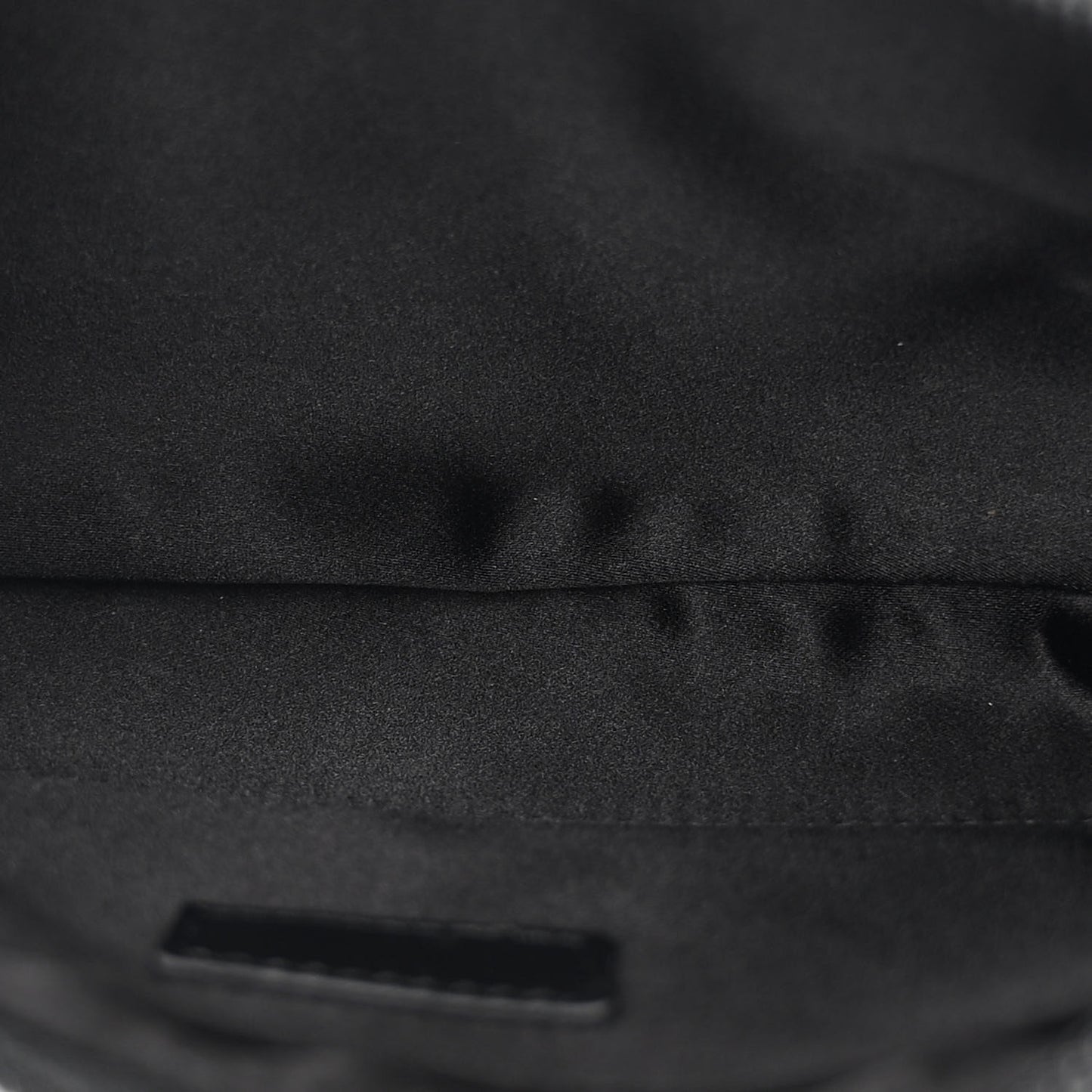 Jacquard Black Denim GG Monogram Horsebit Slim Small Shoulder Bag Black Grey
