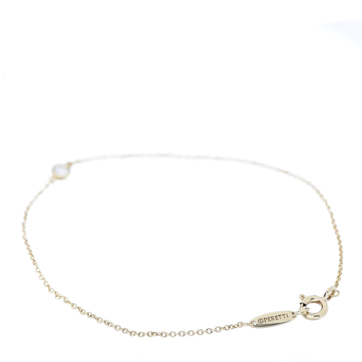 18K Yellow Gold Diamond .08ct Elsa Peretti Diamonds by the Yard Bracelet