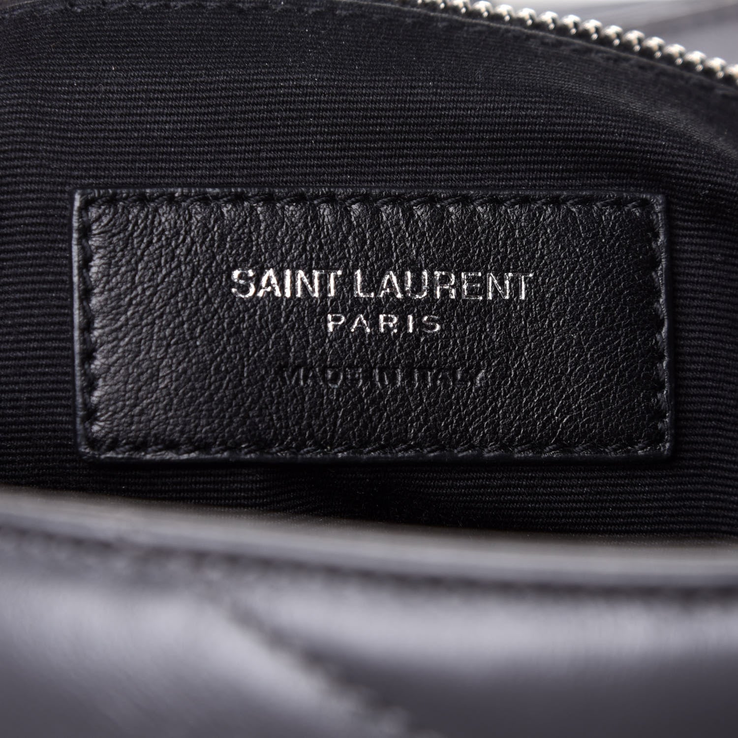 Saint Laurent Calfskin Y Quilted Monogram Medium Loulou Backpack Asphalt 8 of 11