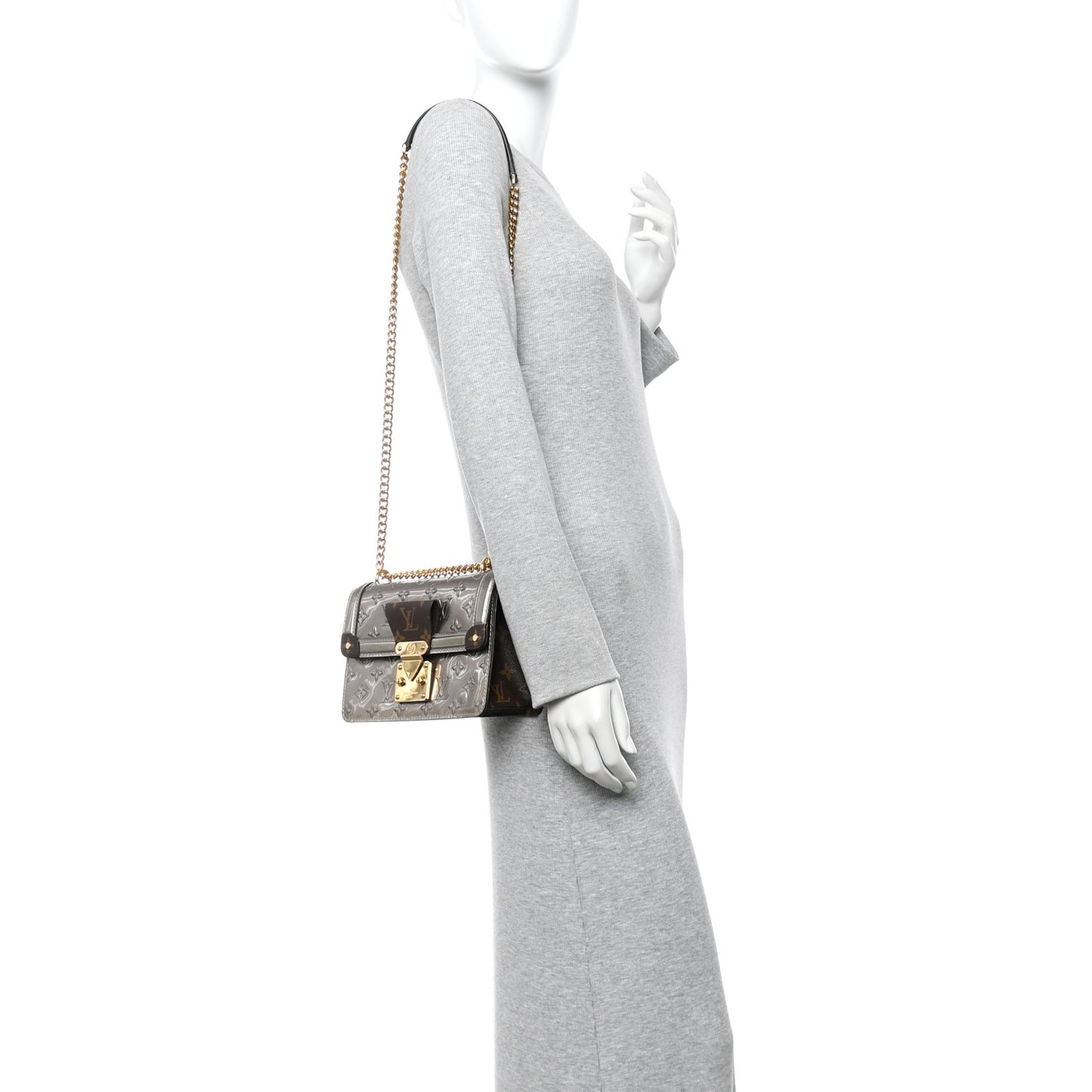 Vernis Monogram Wynwood Metallic Taupe Grey