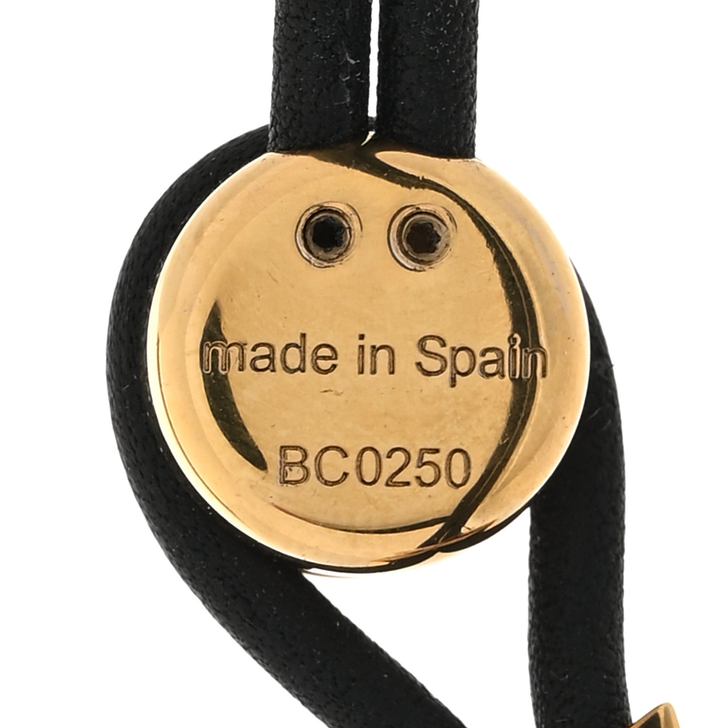 Calfskin Keep A Secret Bracelet Black