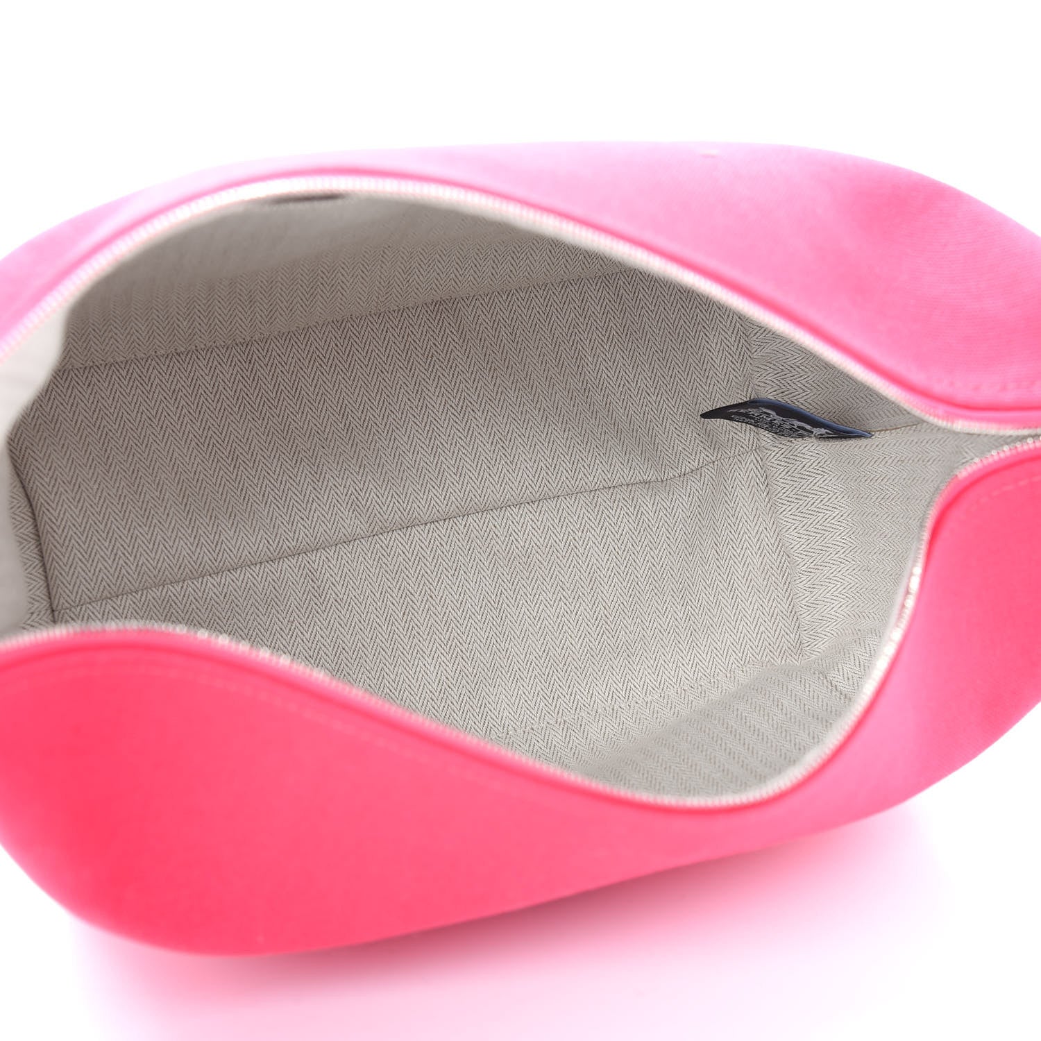 Hermes Canvas Large Bride-A-Brac Pouch Hibiscus 5 of 8