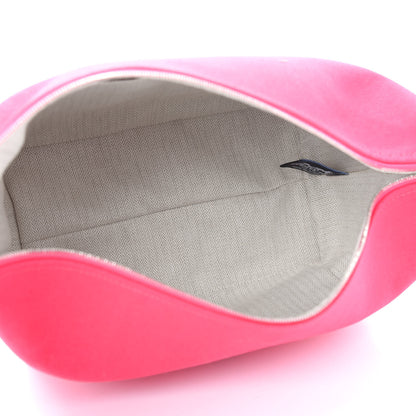 Hermes Canvas Large Bride-A-Brac Pouch Hibiscus 5 of 8