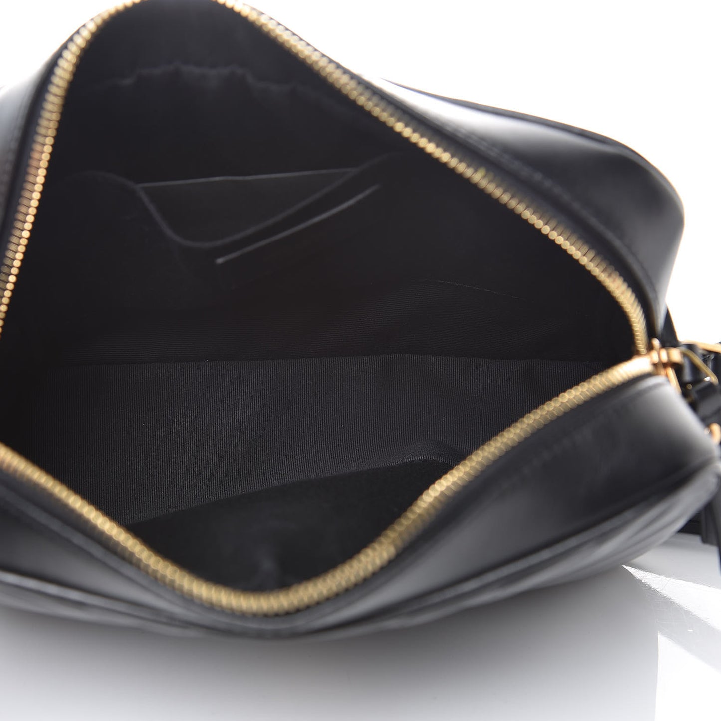 Calfskin Matelasse Monogram Lou Camera Bag Black