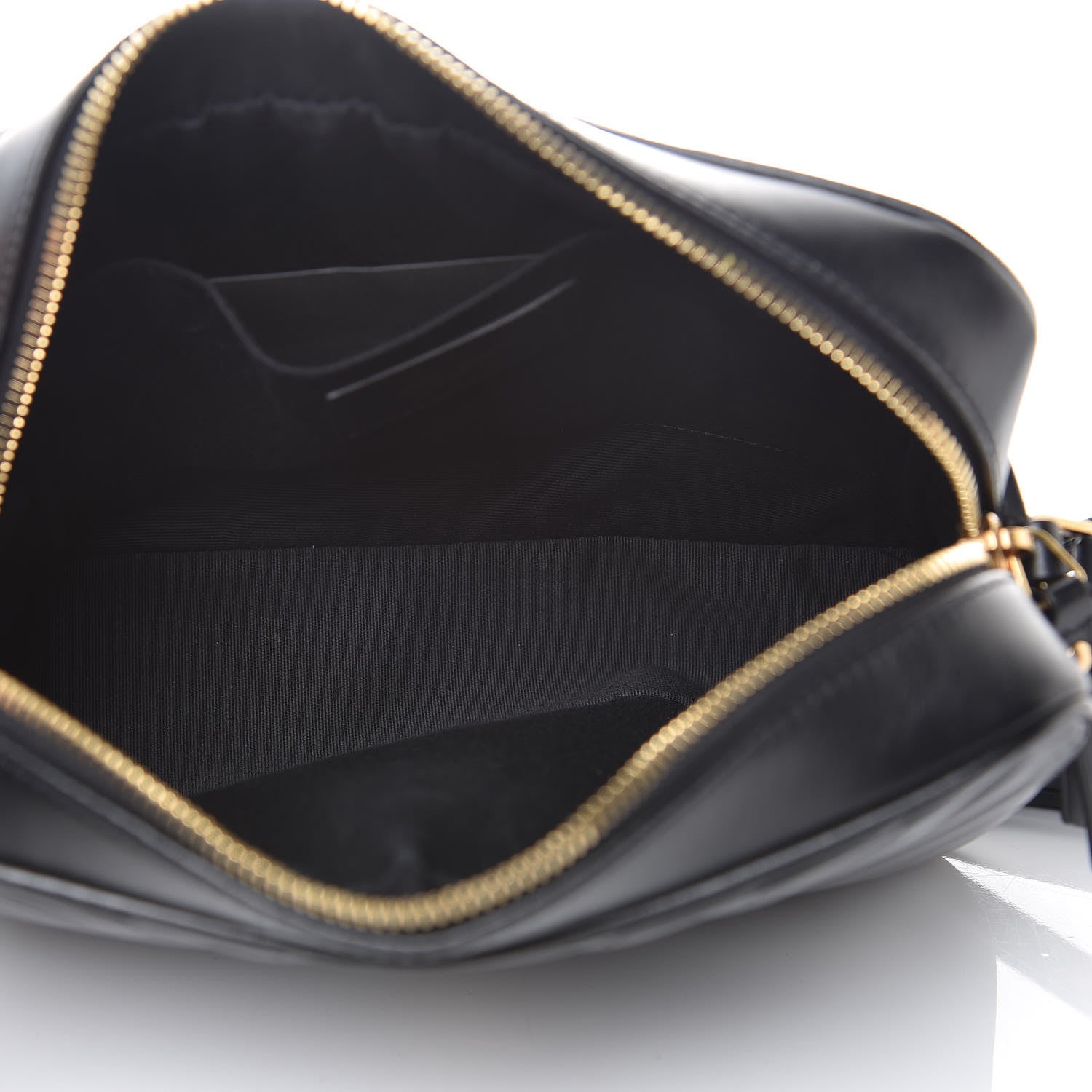 Saint Laurent Calfskin Matelasse Monogram Lou Camera Bag Black 5 of 11