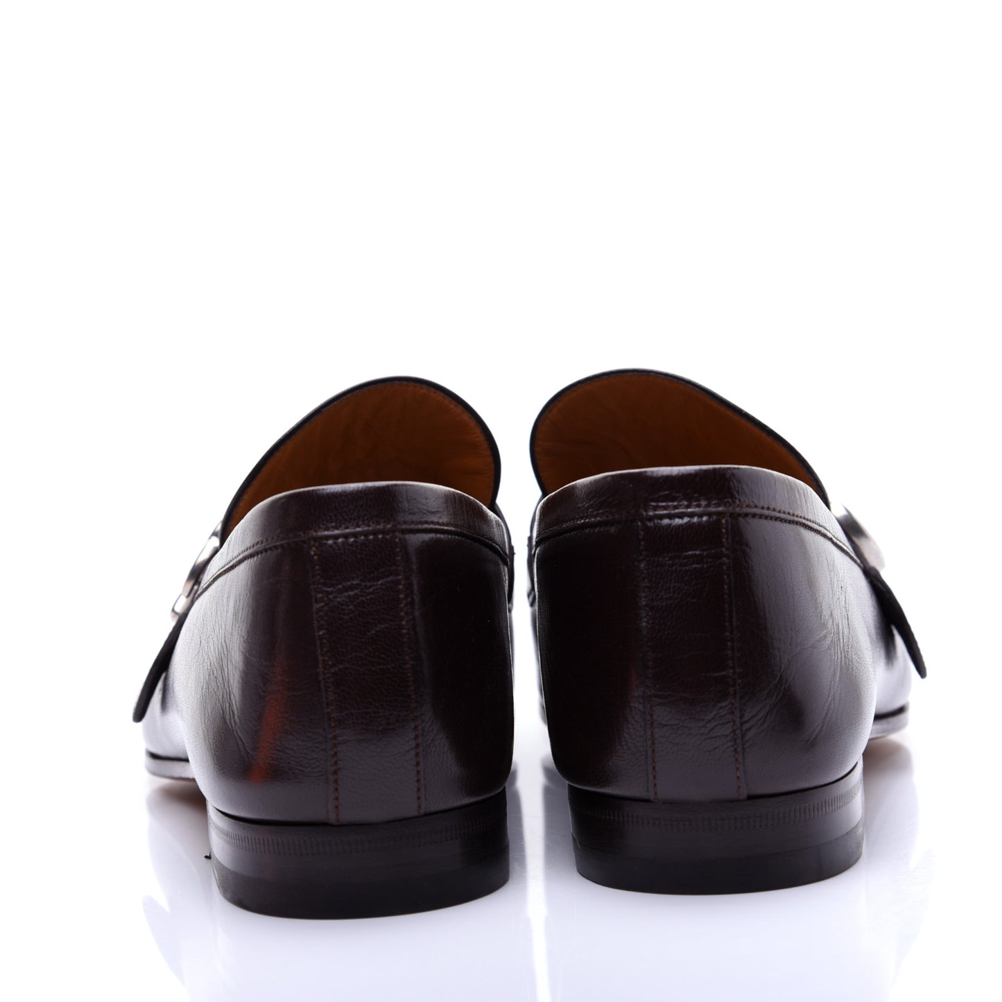 Goatskin Mens GG Loafers 10.5 Cocoa