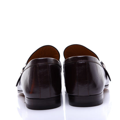 Gucci Goatskin Mens GG Loafers 10.5 Cocoa 4 of 15