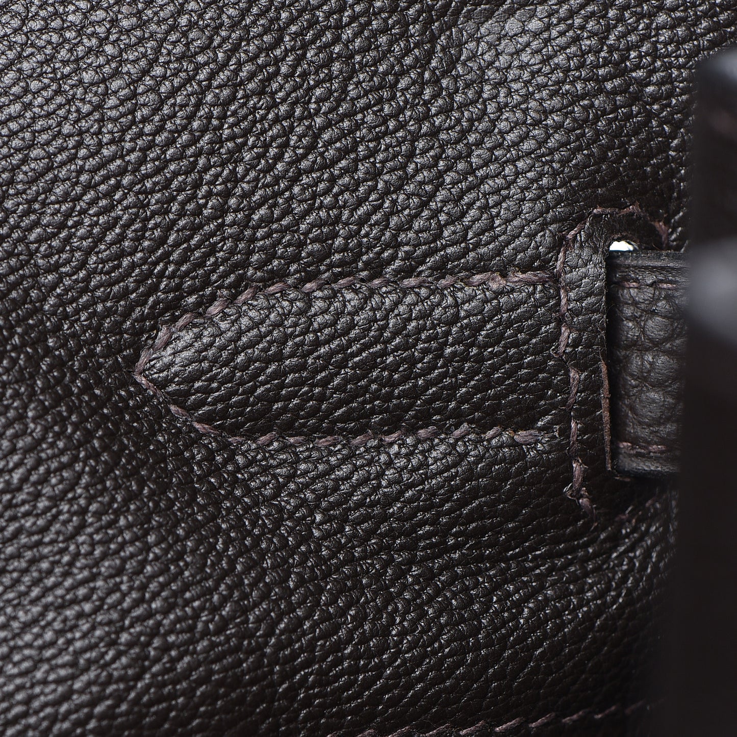 Toile Togo Birkin 40 Chocolate