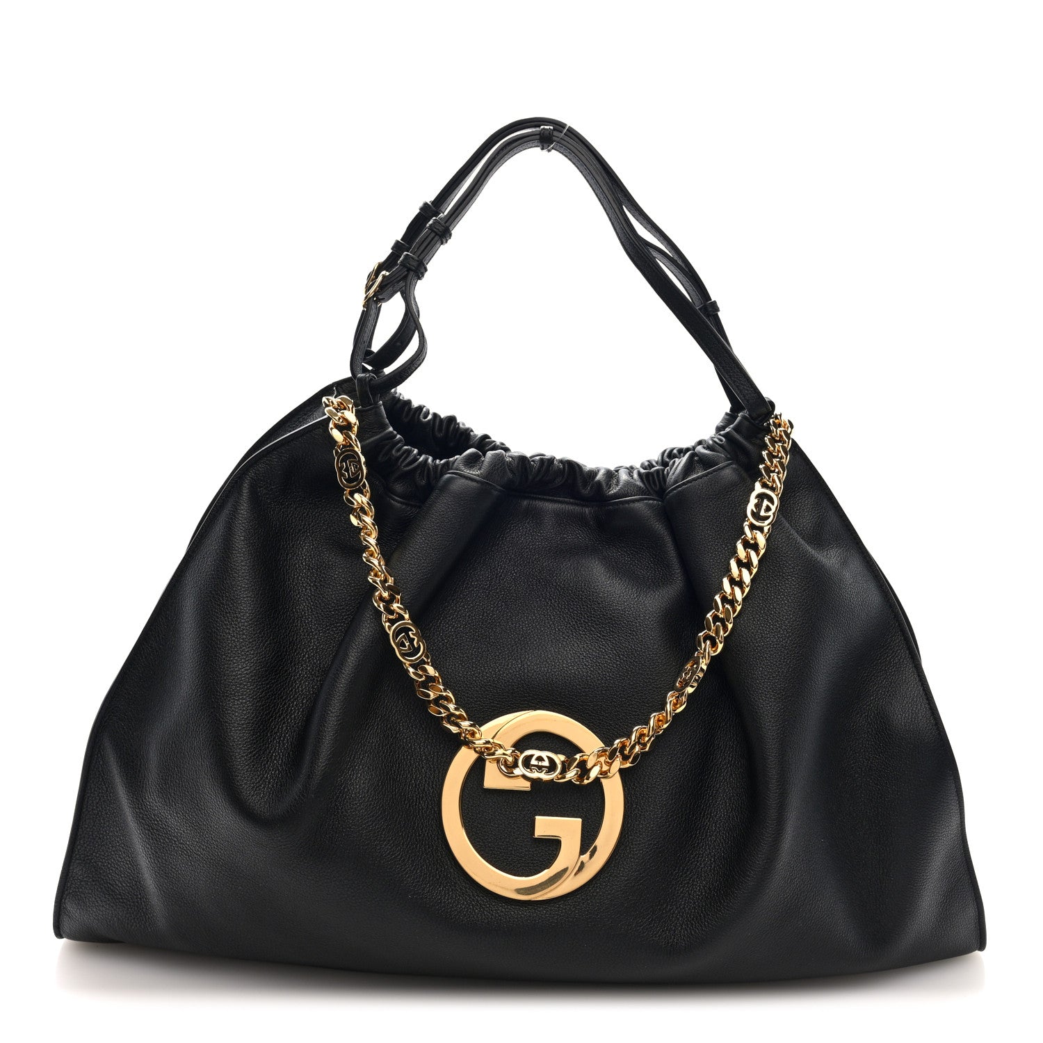 Gucci Calfskin Large Blondie Tote  Black 1 of 9