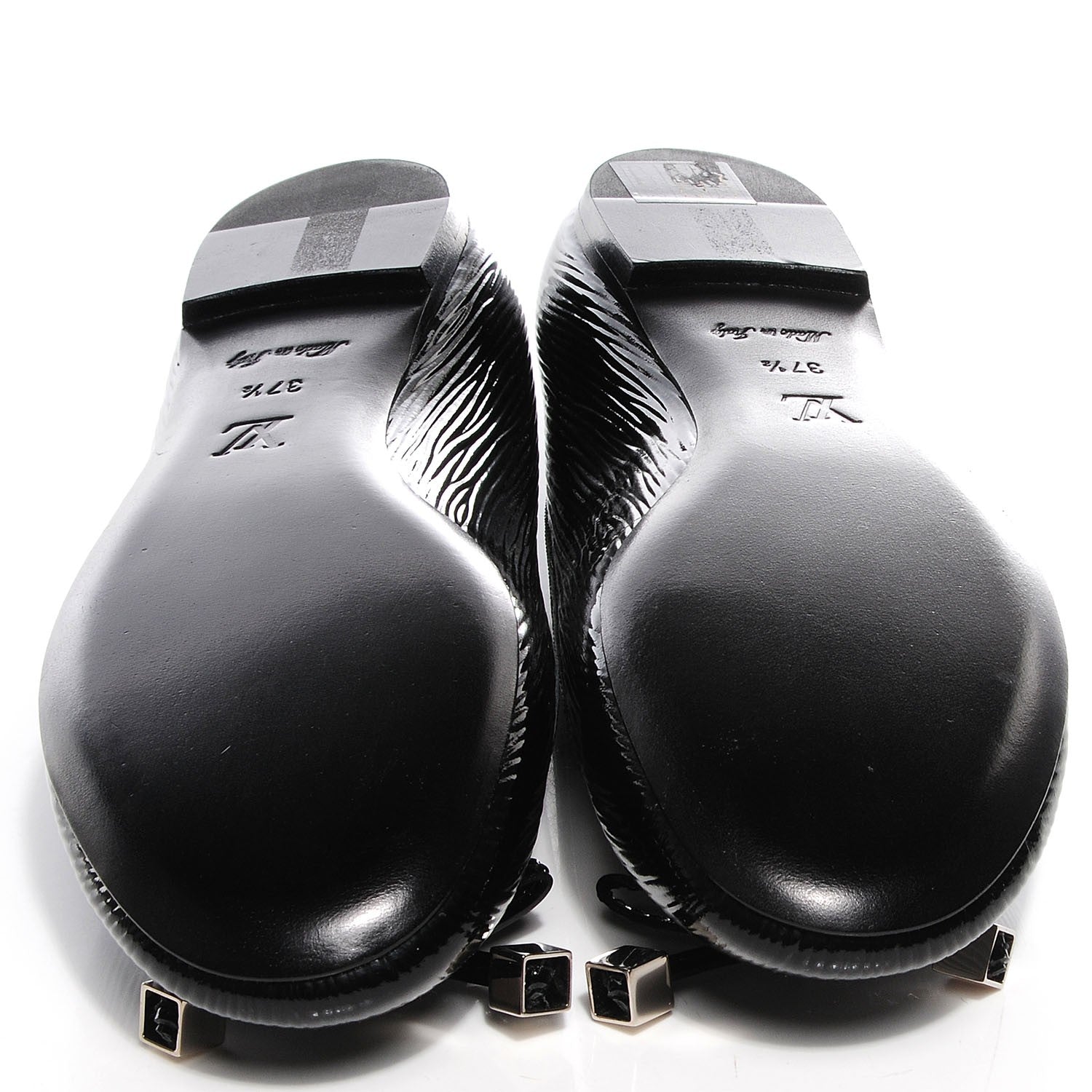 Louis Vuitton Epi Electric Debbie Ballerina Flats 37.5 Black 5 of 7